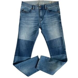 Diesel THOMMER Jeans 084SM Men’s 32X32 Blue Stretch Slim Skinny Patches